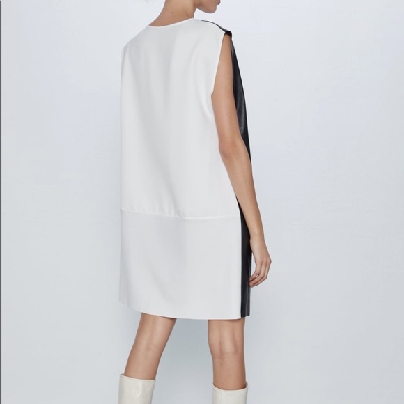 ZARA BNWT Colorblock Dress - Picture 7 of 8